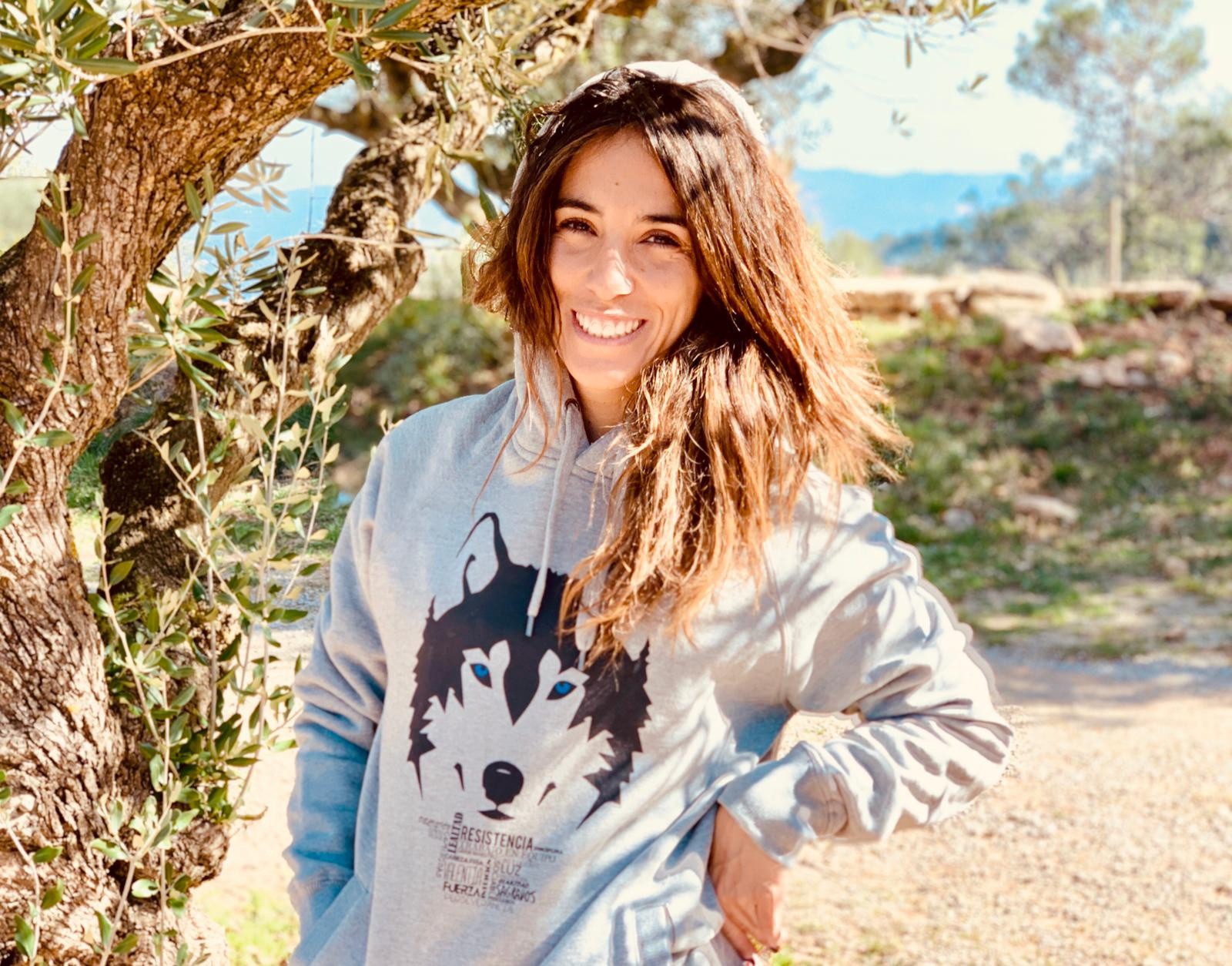 Moletom Lobo Totem Animal, Cinza