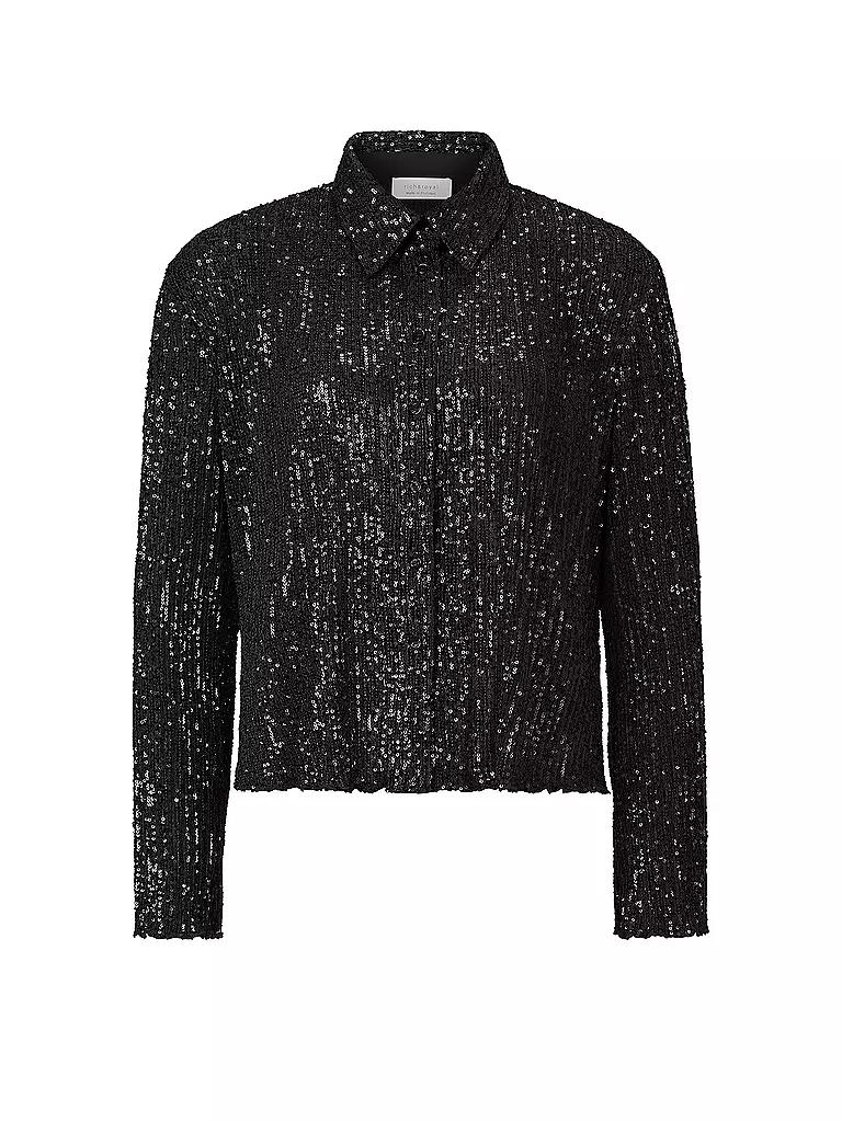 RICH & ROYAL Bluse schwarz
