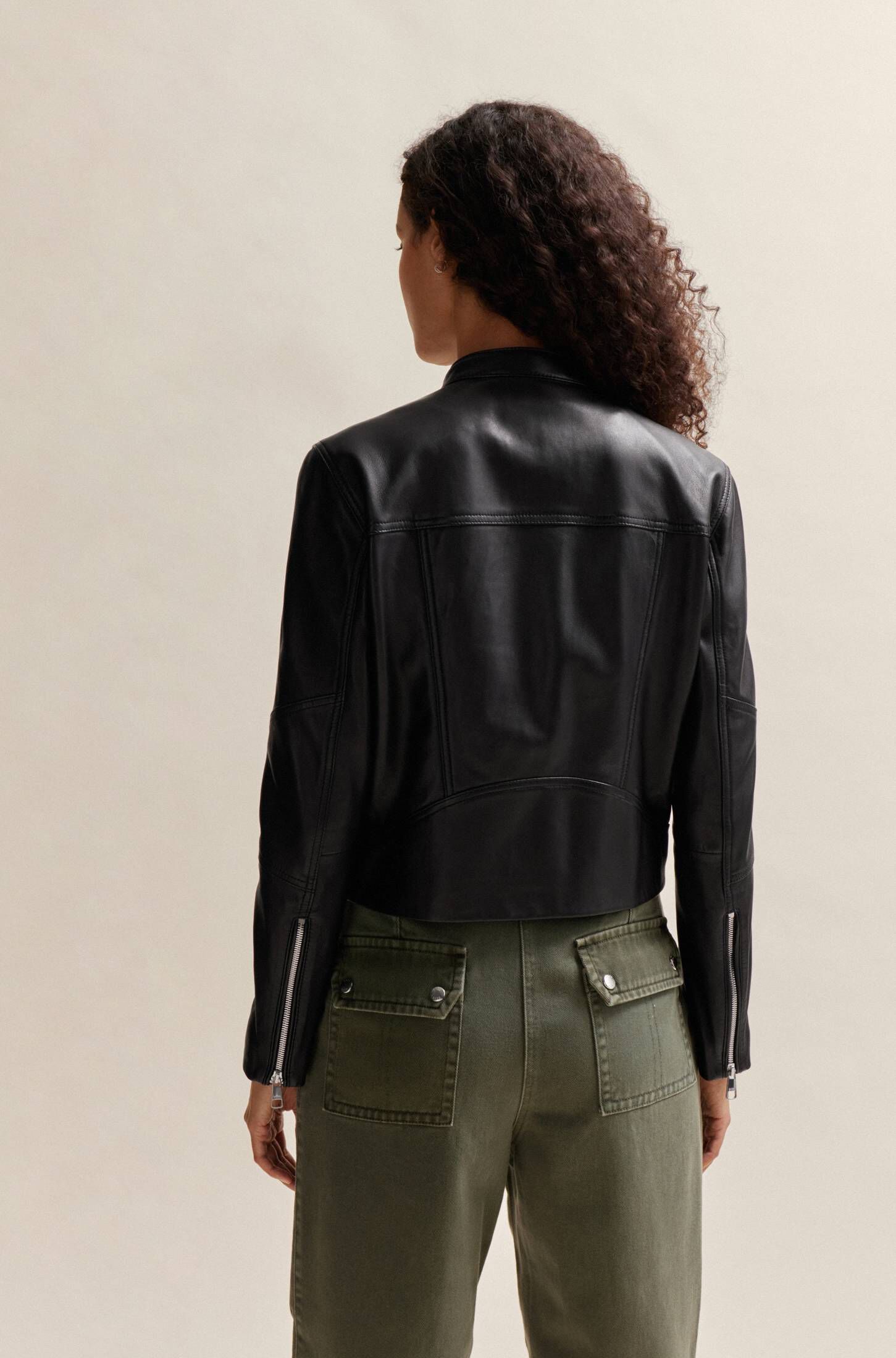 BOSS| Damen Lederjacke C_SALESTE
