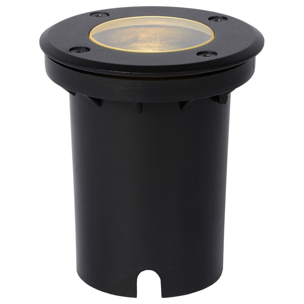 Biltin inbouw vloerspot zwart GU10 IP67 rond