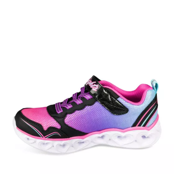 Baskets ROSE SKECHERS Heart Lights Love Sparkle
