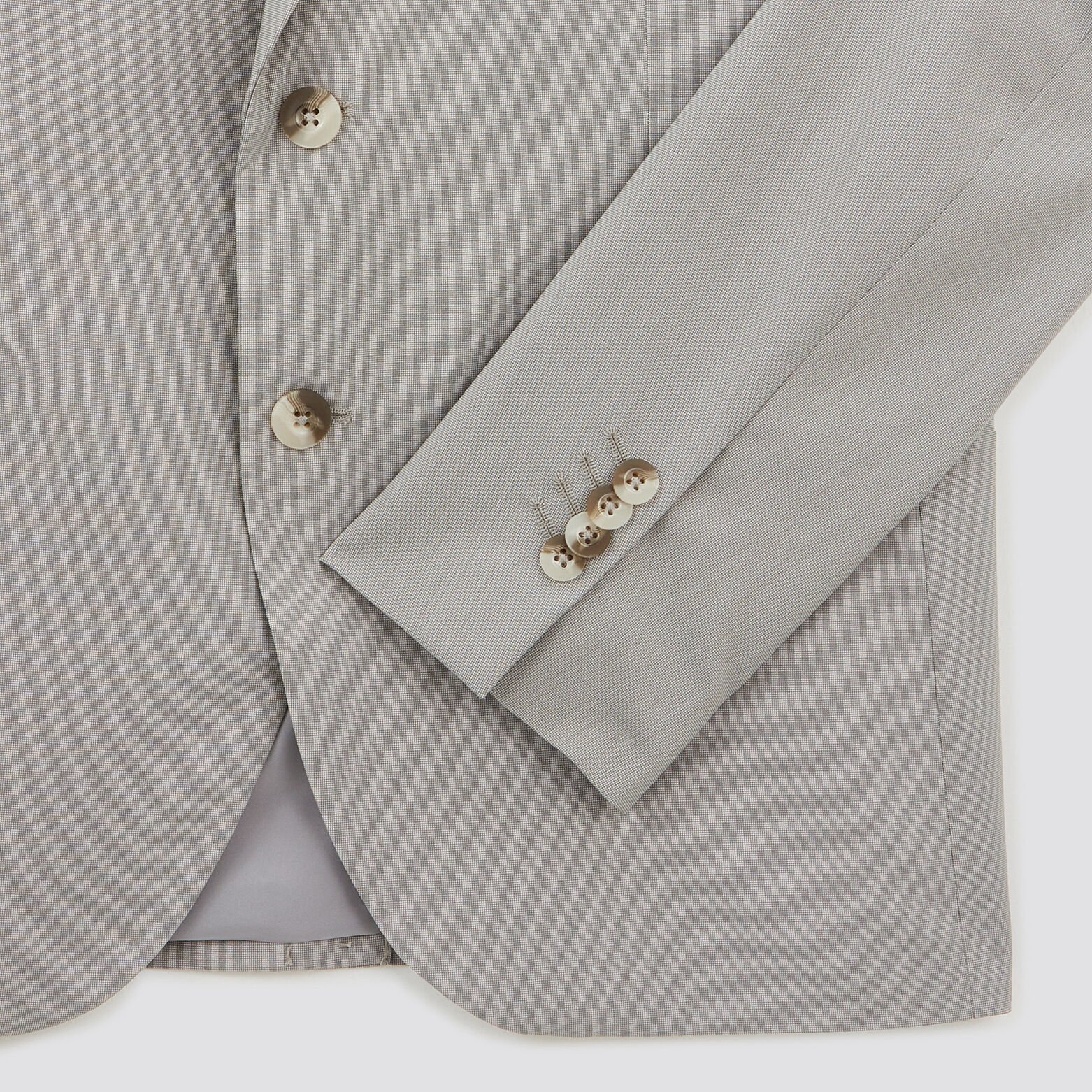 Veste de costume slim bi-ton Beige