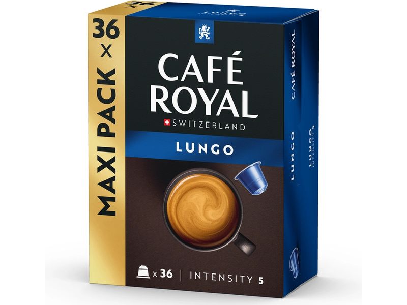 Café Royal Kaffeekapseln für Nespresso Lungo 36 Stück Kaffeekapseln für Nespresso Maschinen