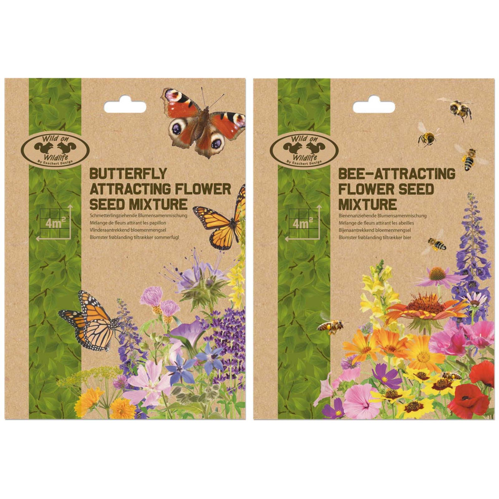 Mélange graines de fleurs attractives pour insectes (lot de 2)
