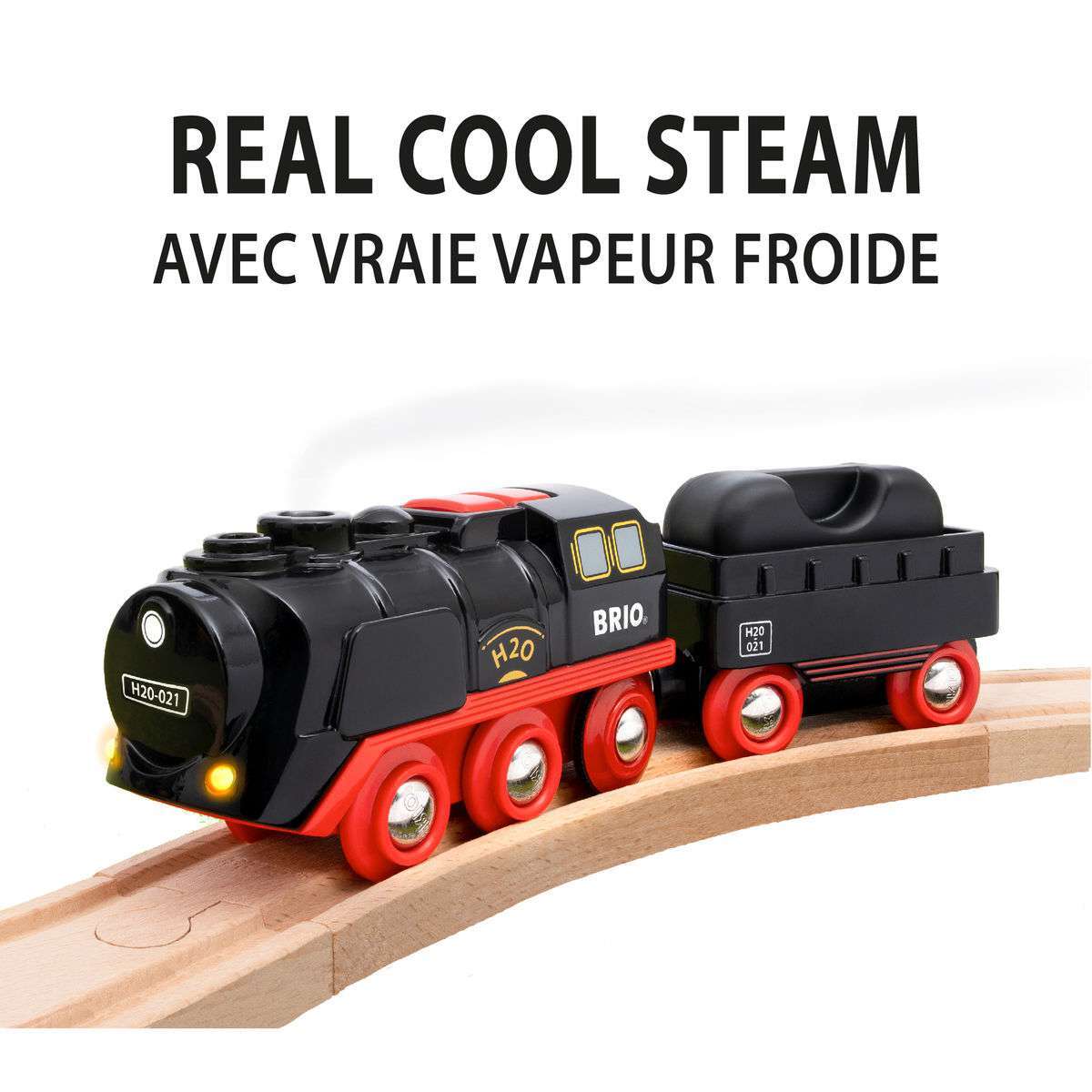 BRIO Spiel Batterie-Dampflok Weihnachts-Set