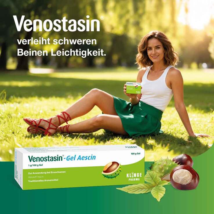 Venostasin®-Gel Aescin belebt müde Beine & kühlt, 100 g