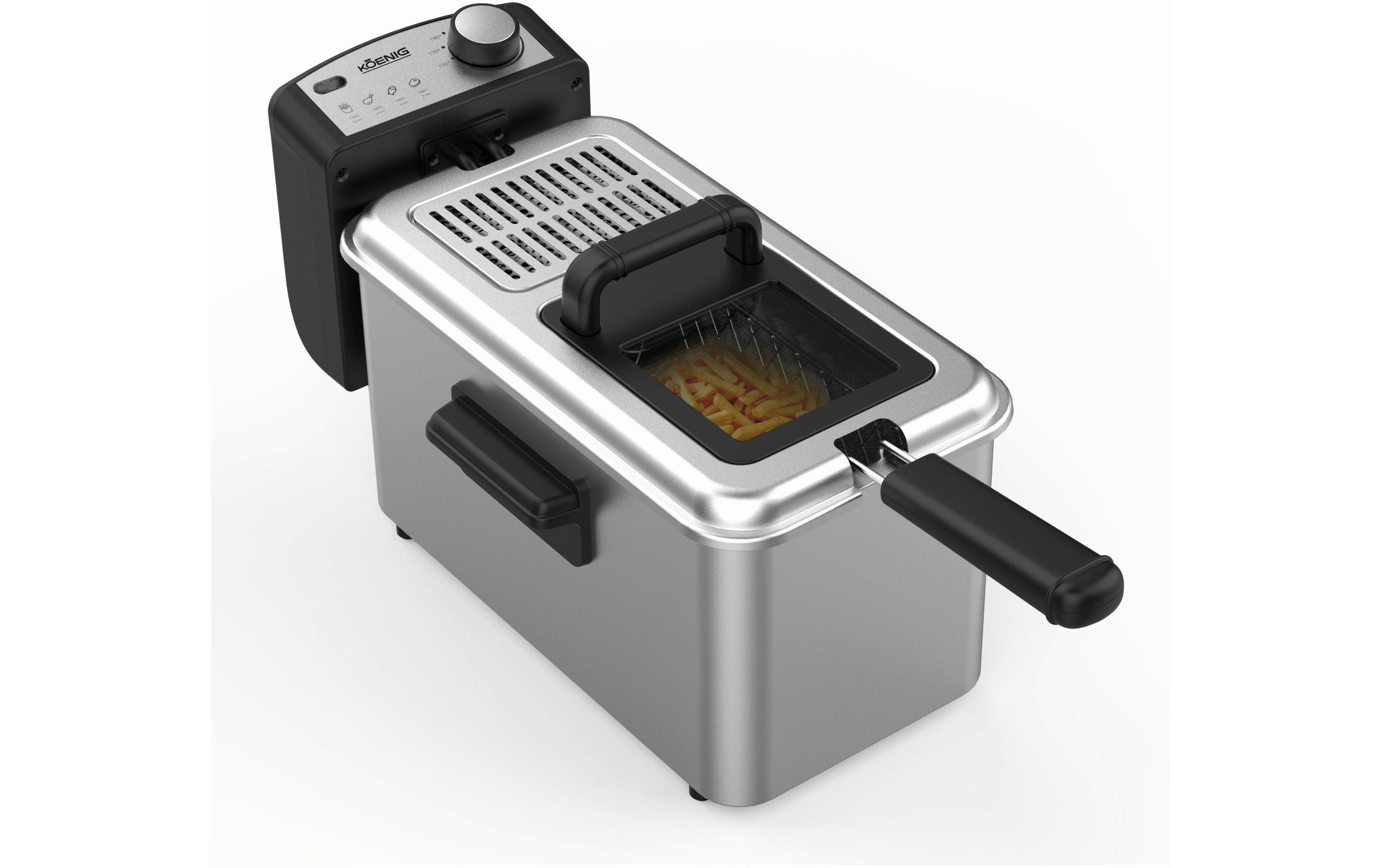 Fritteuse Inox, 1 kgKaltzonenfritteuse