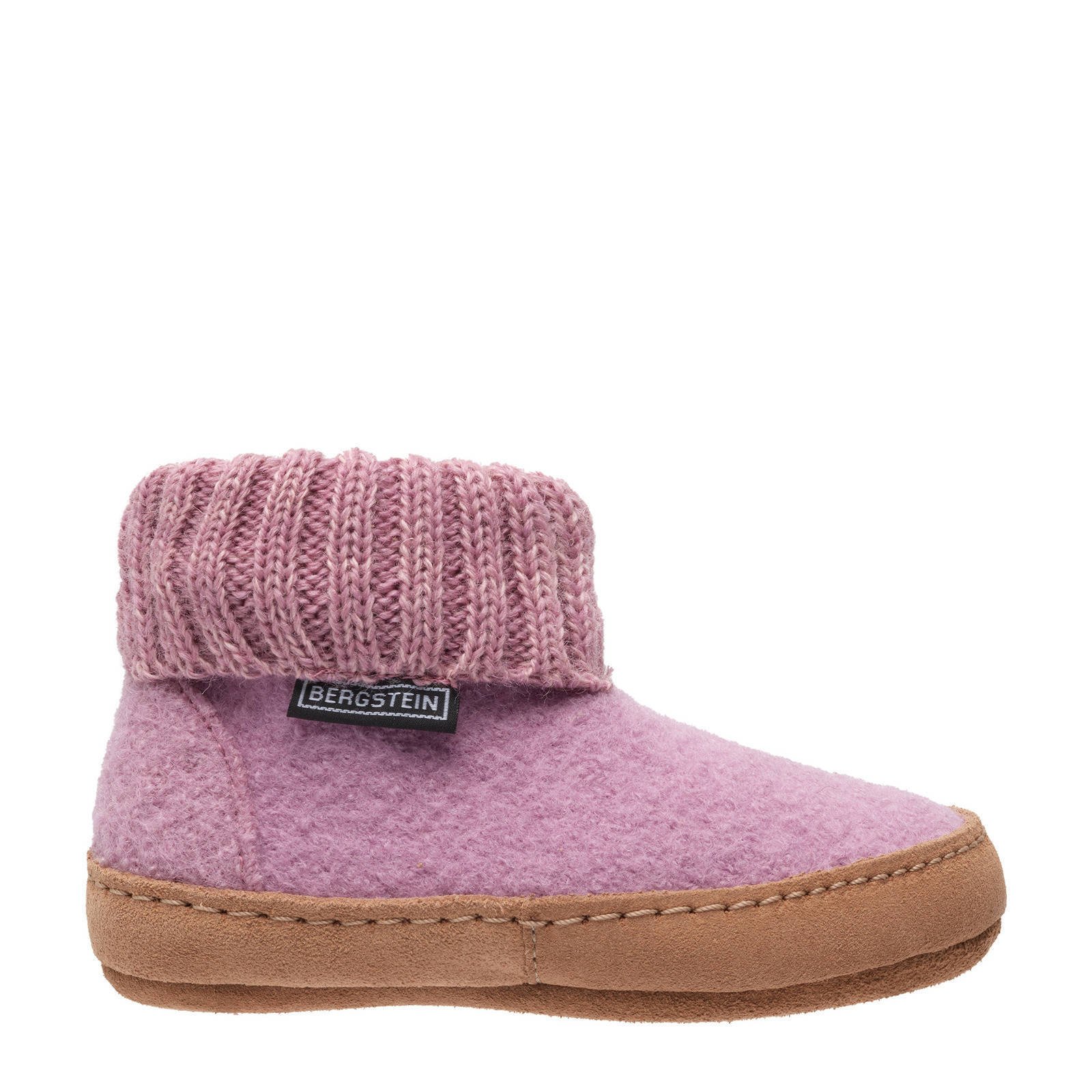 Bergstein wollen pantoffels roze