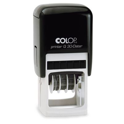 Colop Printer Q30 - Tampon dateur personnalisable - 6 lignes - format carré