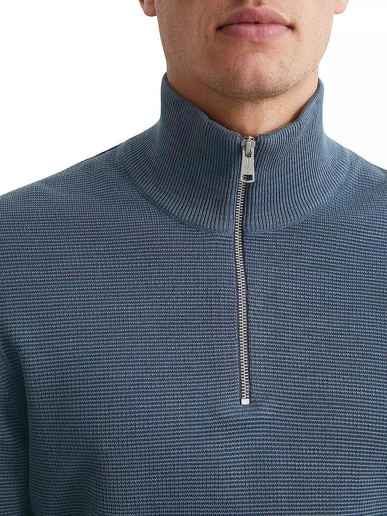 MARC O'POLO Troyer Pullover grau