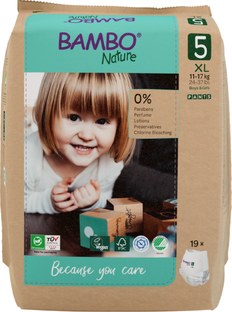 Bambo Nature Maat 5 Luiers XL 19ST
