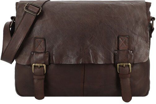 Harbour 2nd - Yamal - Aktetas - Leer - 44 cm - Bruin