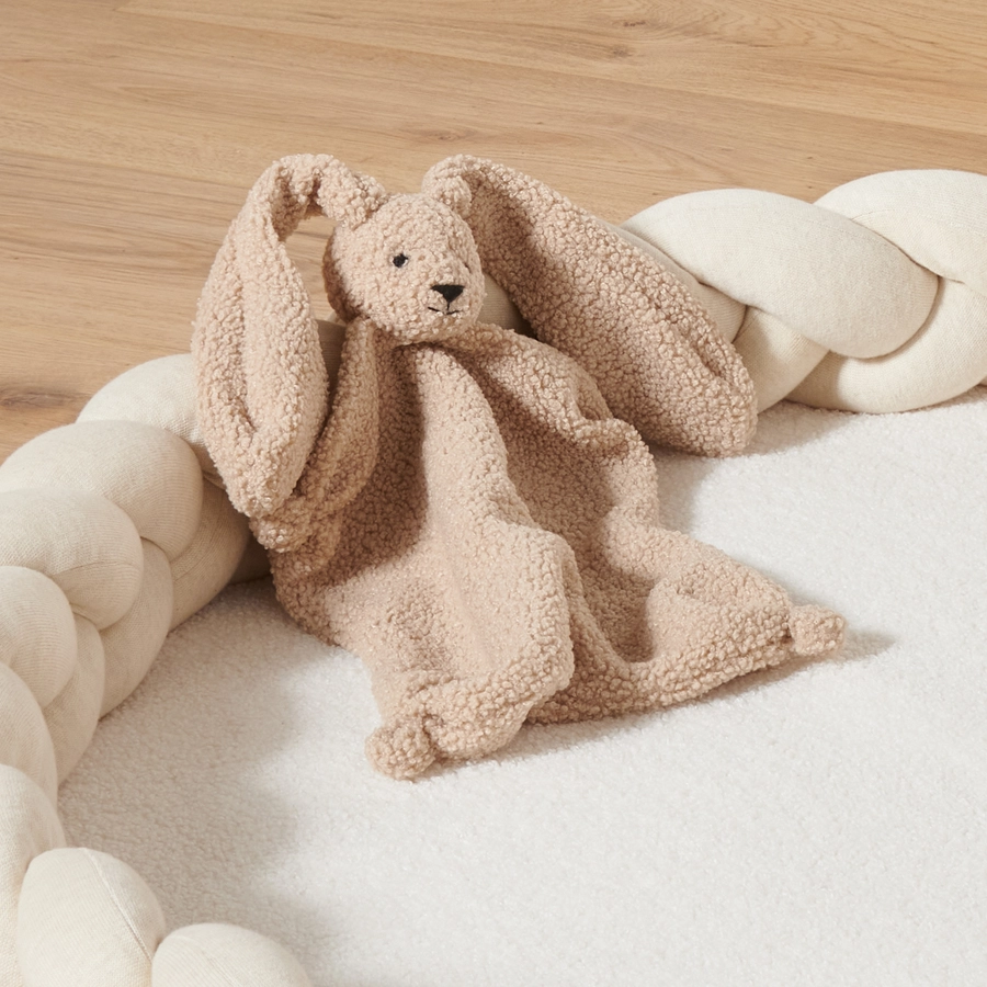 Nordic Coast Company Teddy Krabbeldecke Creme