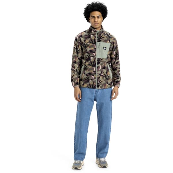 Veste polaire QUIKSILVER CLEAN COAST DESERT SAGE ABSTRACT PALM