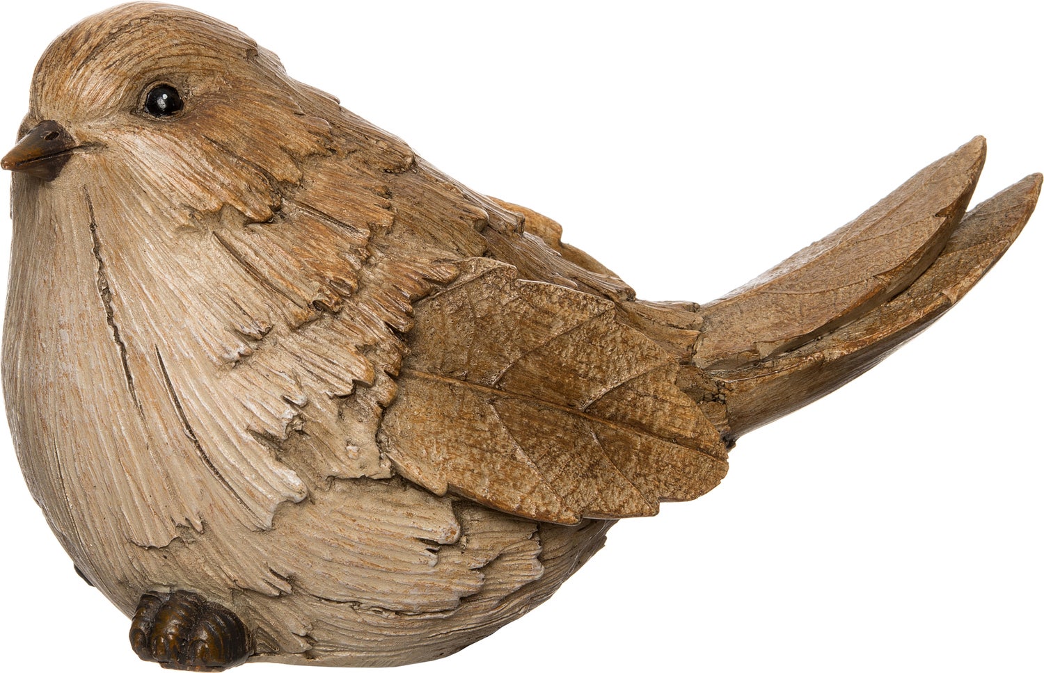 Intratuin tuinbeeld vogel bruin 17 x 8,5 x 9,5 cm