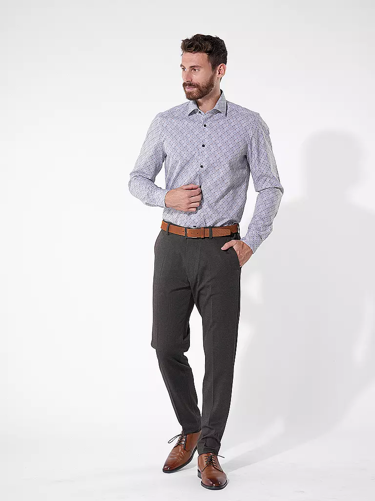 OLYMP LEVEL FIVE Hemd Slim Fit  braun