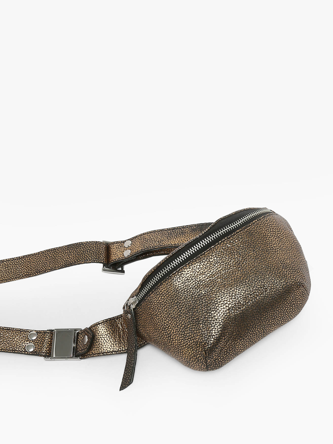 Sac banane XS Granite cuir PAUL MARIUS