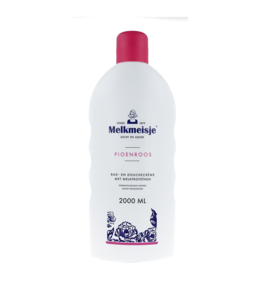 Melkmeisje Bad & douche pioenroos (2000 ml)