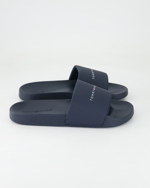 Tommy Hilfiger HILIFGER NYC POOL SLIDE Pantoletten in Blau