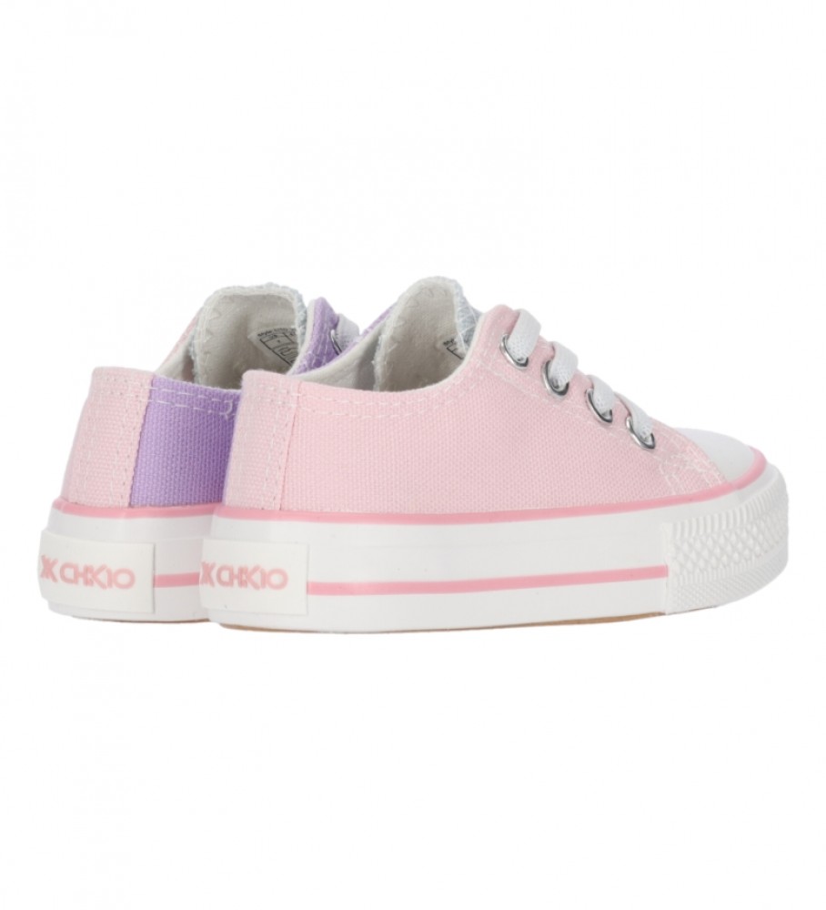 Tênis infantil Chika10 Lito, tamanho 28, rosa.
