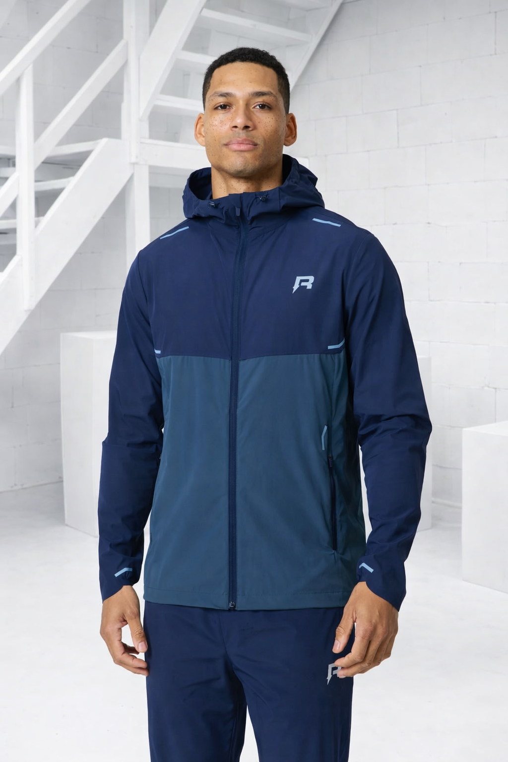 Reprimo Xcelerate Windbreaker Trainingspak Heren Donkerblauw