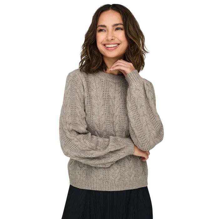 Only Rubina LS Cable Knit Trui Dames