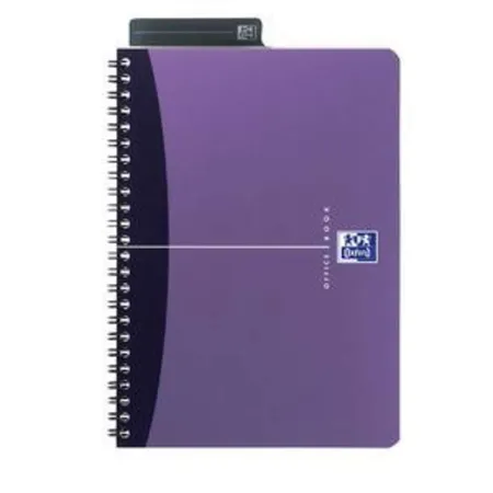 Oxford Spiralbuch Office,90 g/qm, A5, 5mm kariert, 90, Optik Paper®