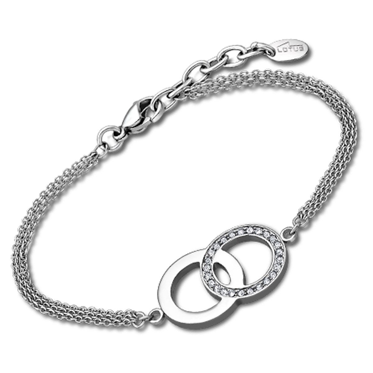 Bracelet Lotus Collection Bliss anneaux entrelacés