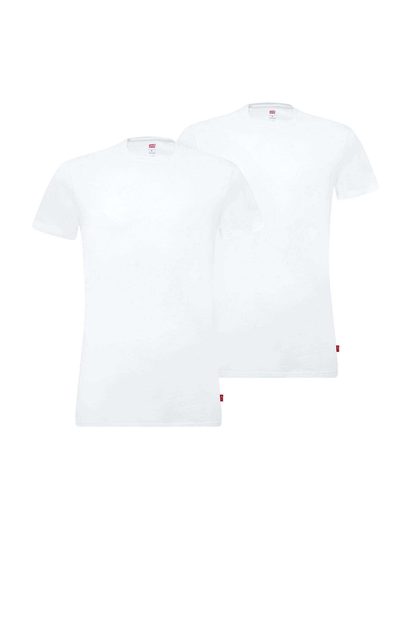 Levi's ondershirt (set van 2) wit