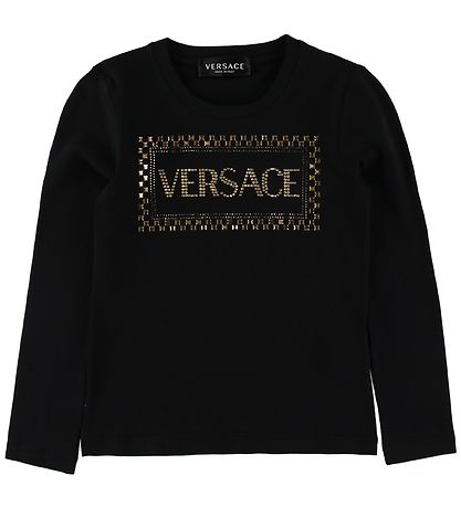 Versace Pullover - Sort m. Nieten