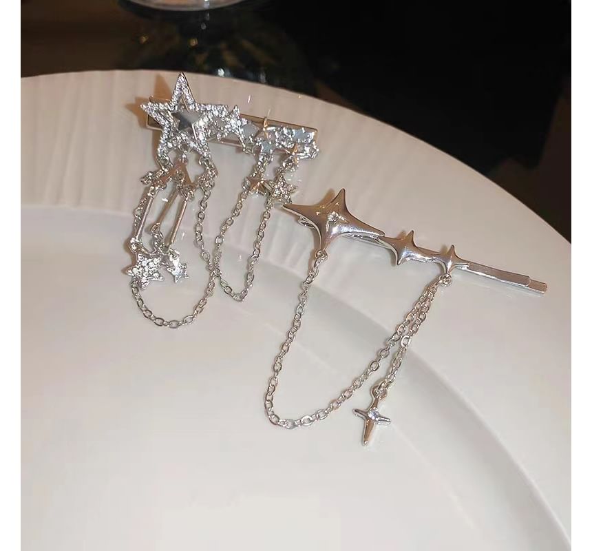 Milkieway - Star Chain Alloy Haarspeld / Haarspeld