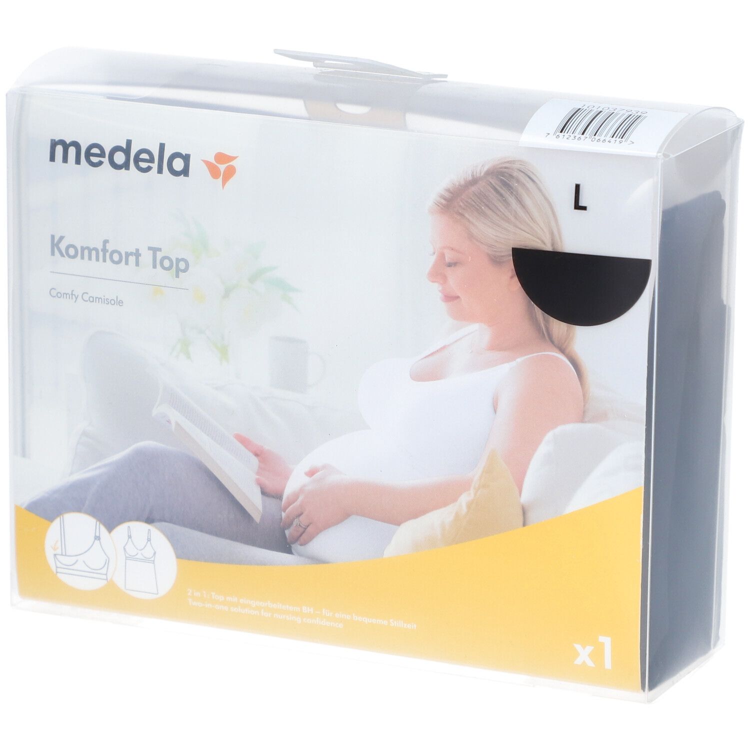 Medela Komfort Top Gr. L Schwarz