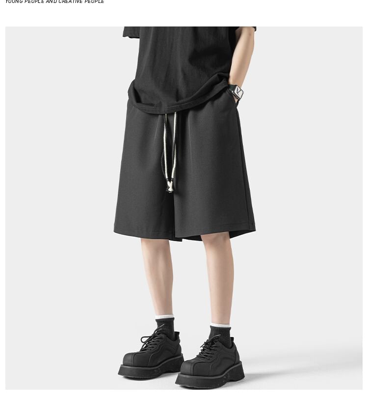 AXEN - Shorts met hoge taille en bladprint
