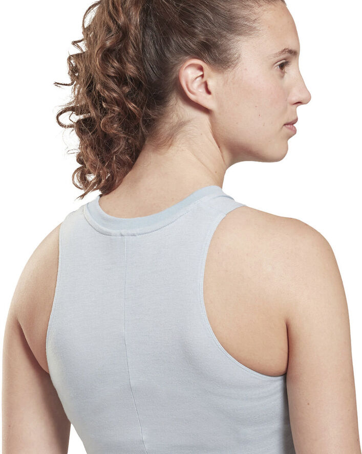 Reebok Studio Gathered Solid træningstop Blå