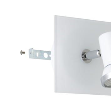 EGLO wandlamp Tamara LED chroom wit