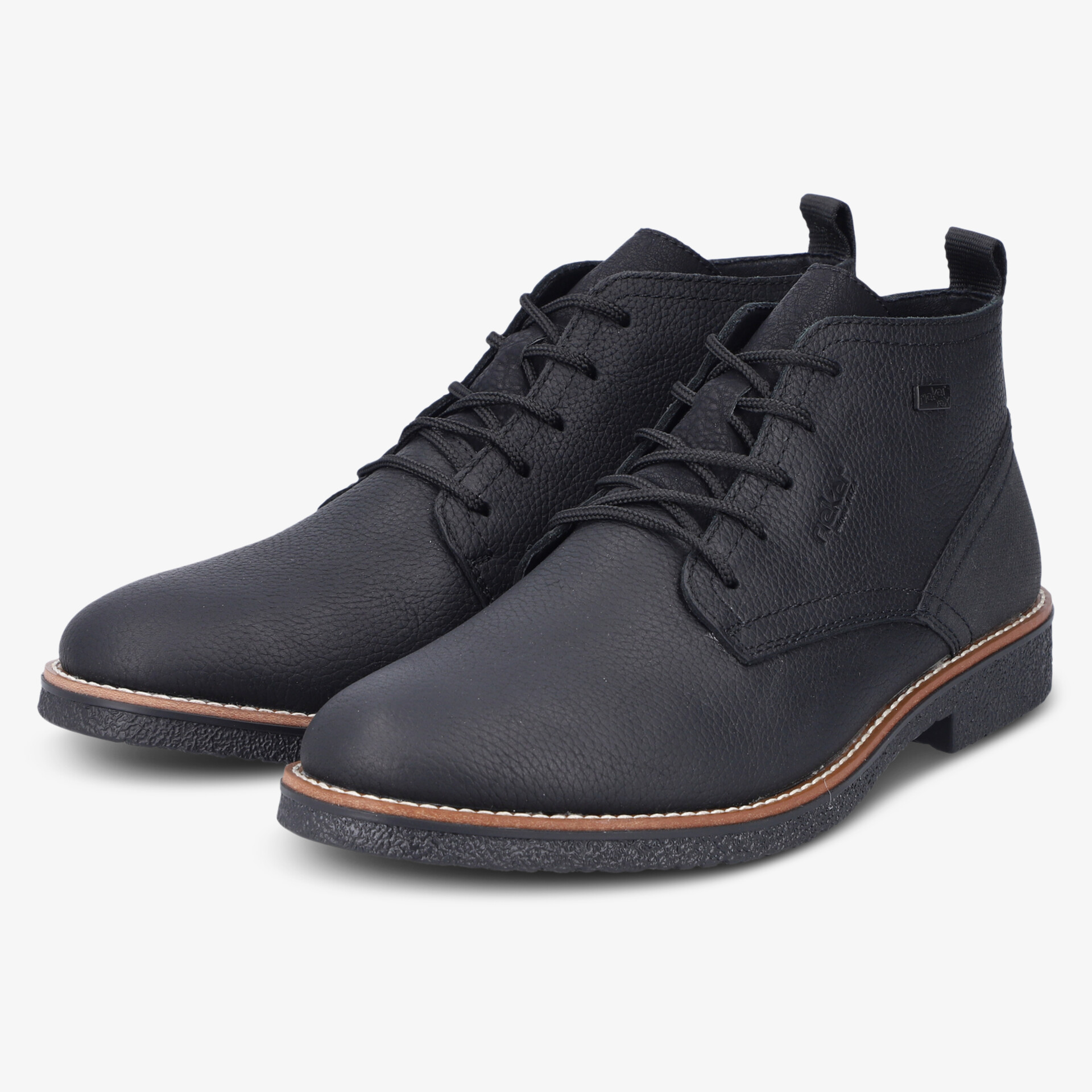rieker Herren Stiefeletten schwarz