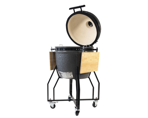 Keramische grill Grill Guru Kamado Original L met standaard en opbergruimte, op wielen