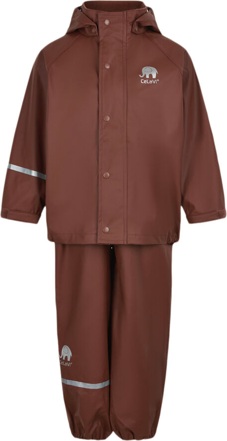 CeLaVi Basic rainwear set -solid PU Tortoise shell