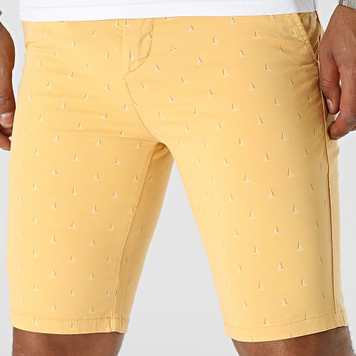 Short Chino Slim Jaune