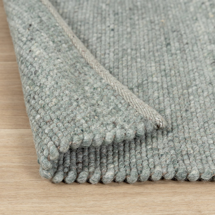 Wollen vloerkleed - Wise Groen No. 411 | Warme sfeer!