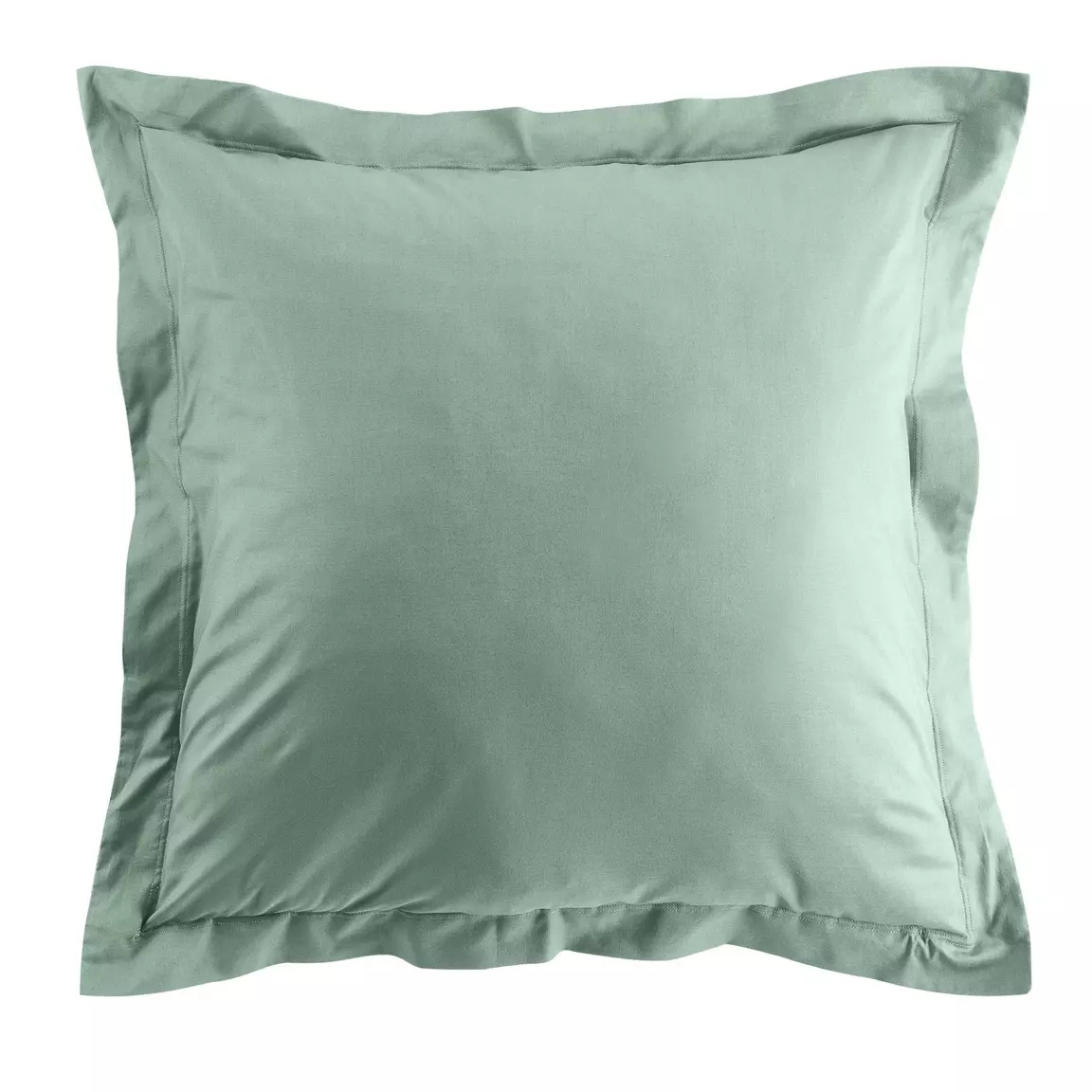 Taie d'oreiller carrée coton bio (63 x 63 cm) Biolina Vert sauge