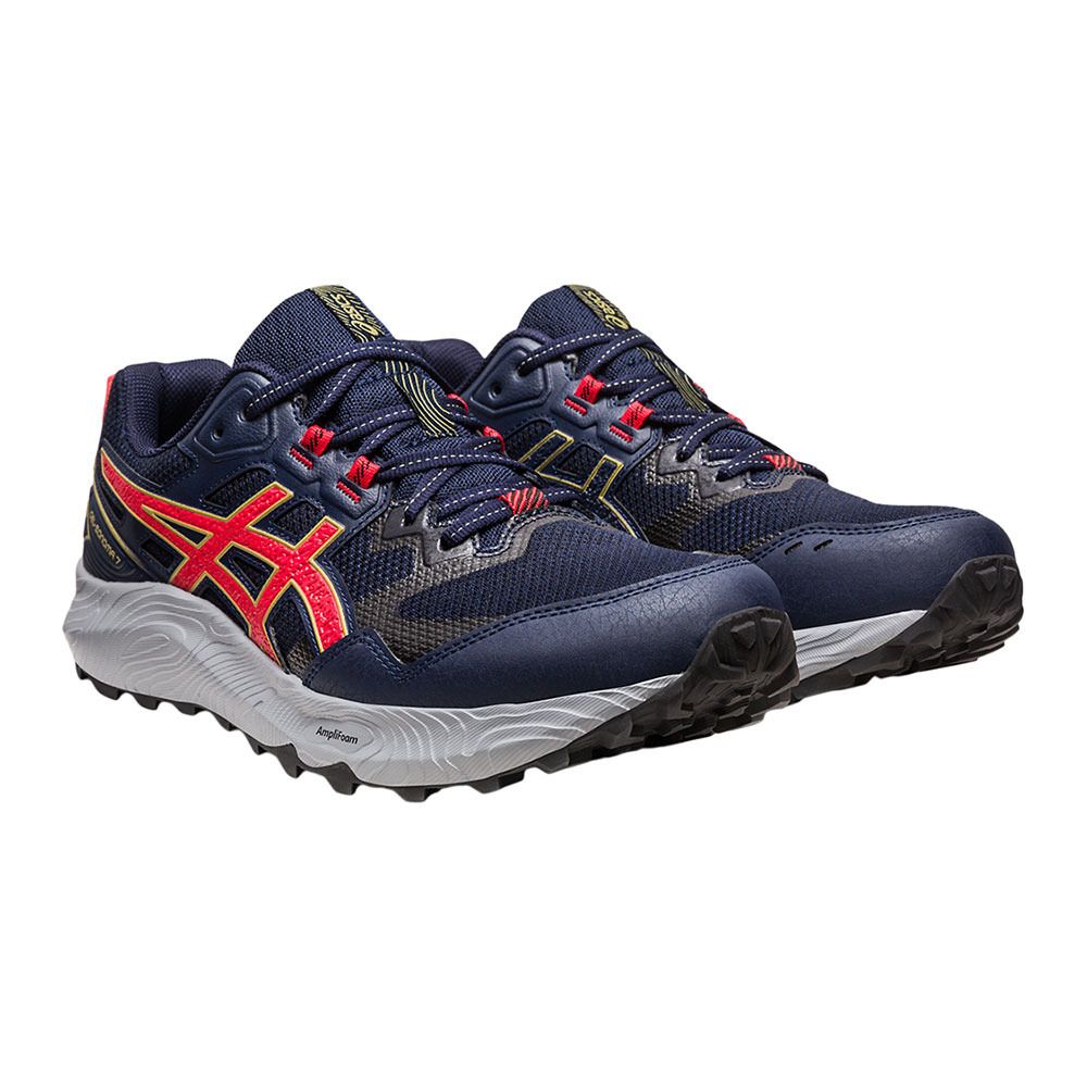 Asics GEL-SONOMA 7 - Chaussures trail Homme midnight/electric red