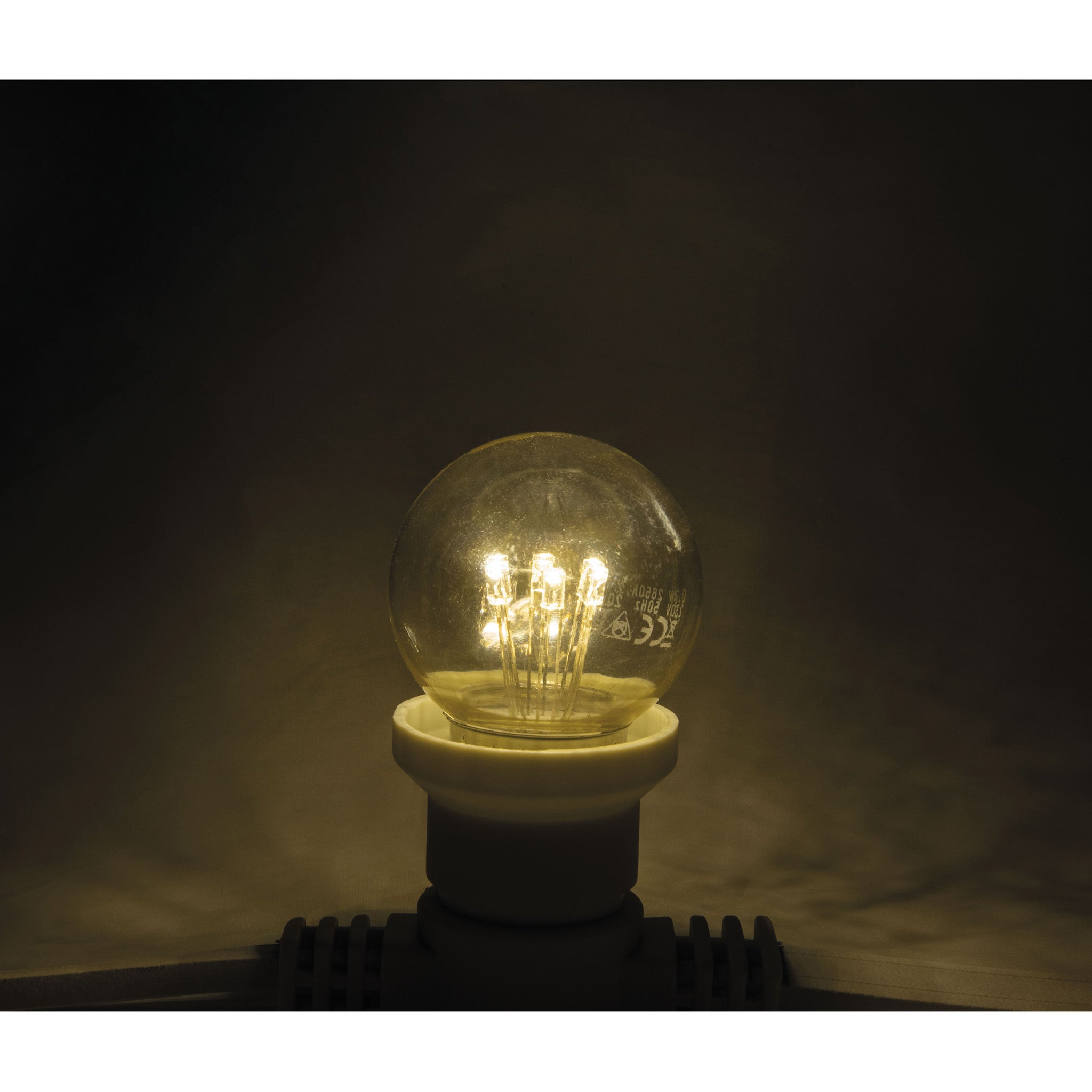 Showgear G45 Diode Bulb E27 diodelamp warm wit, 2200 K