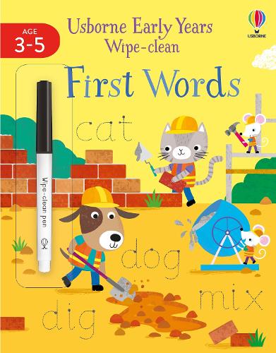 Early Years Wipe-Clean First Words - Usborne Early Years Wipe-clean (Paperback)