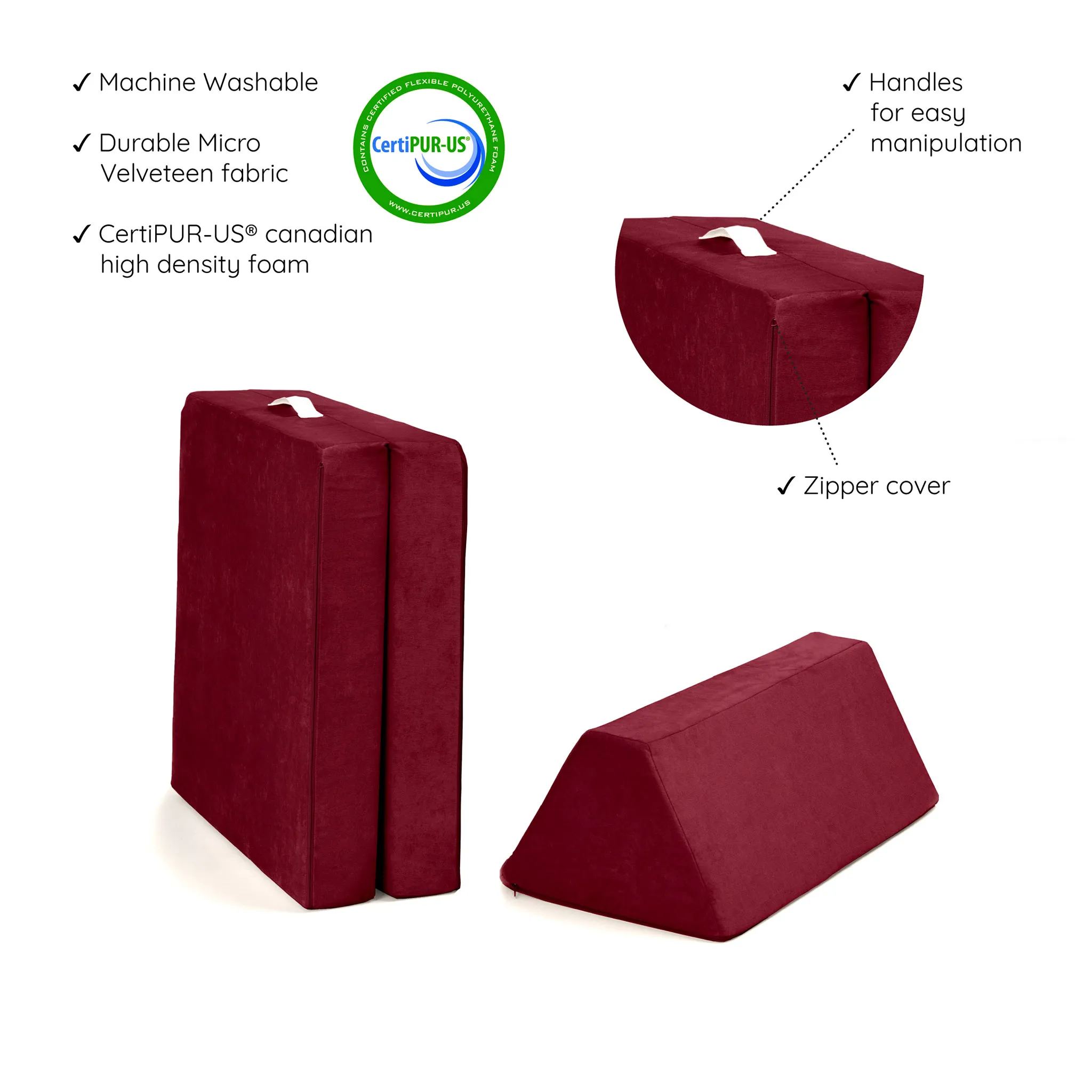 Go Coconut Canapé Modulaire Demi - Cranberry Rain