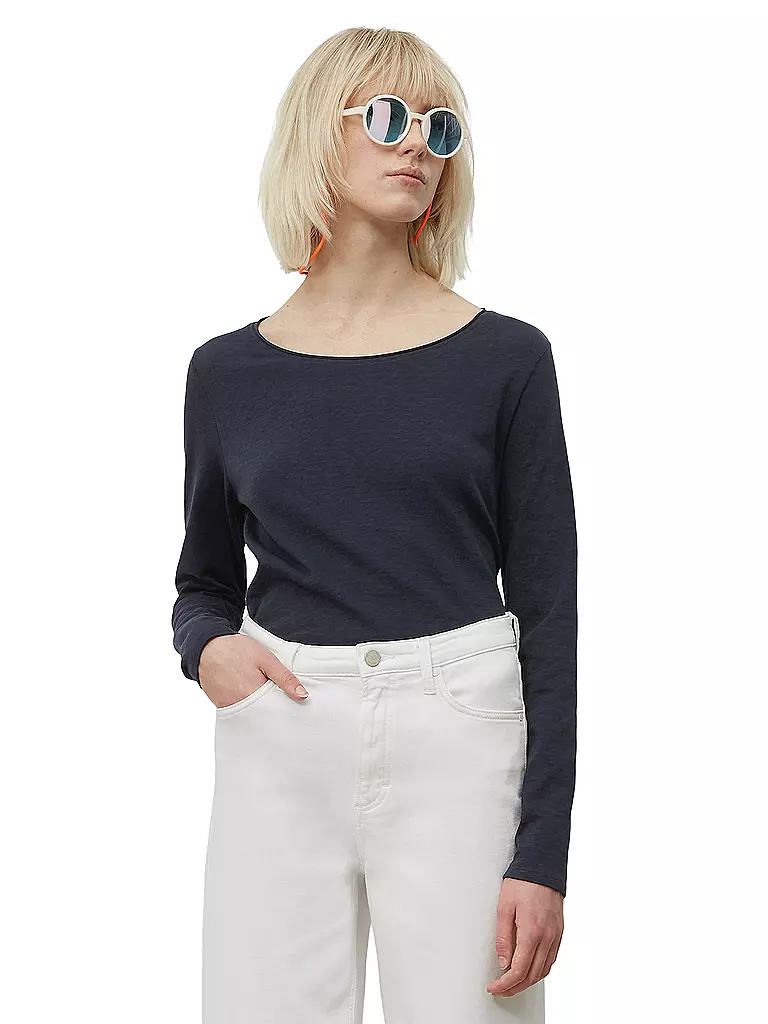 MARC O' POLO DENIM Langarmshirt  blau