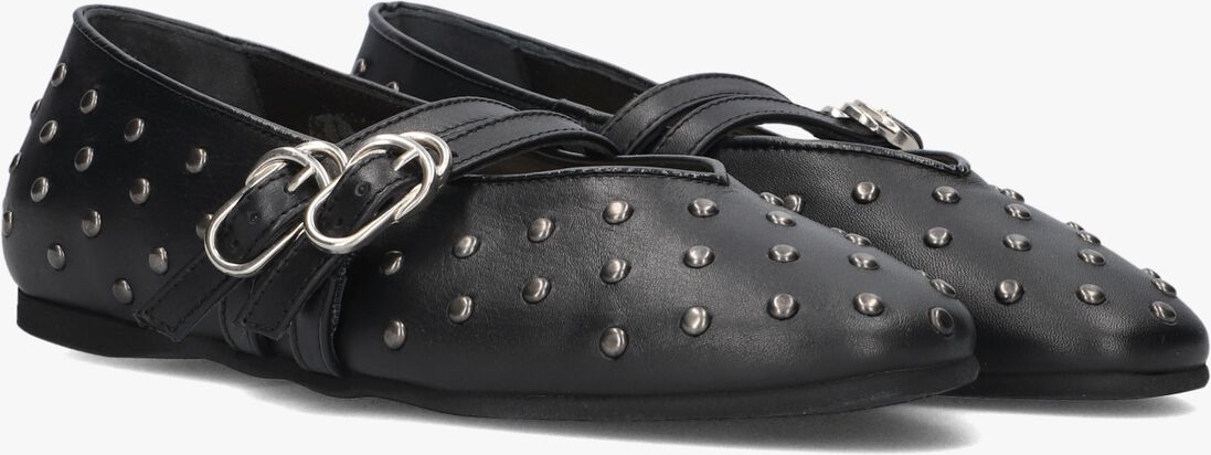 NUBIKK zwarte nubikk ballerina's gisele grace studs