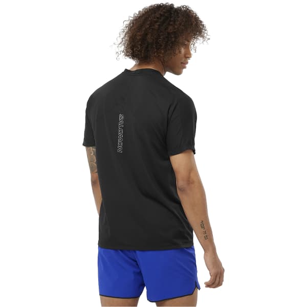 T-shirt trail SALOMON SENSE AERO SS TEE M DEEP BLACK