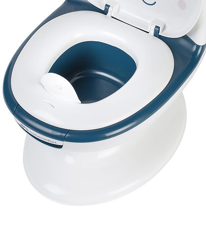 Bebeconfort Toilette - Mini - Weiß/Blau m. Bär