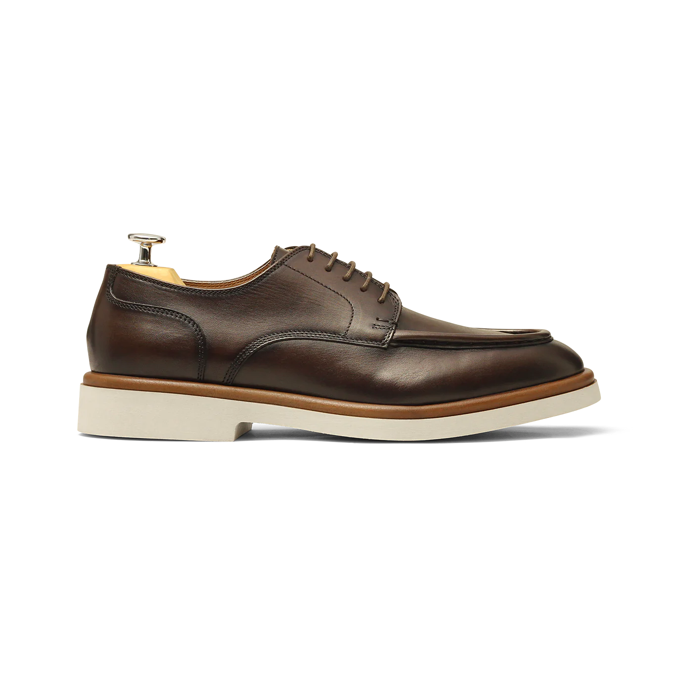 Duty-Derby en cuir marron